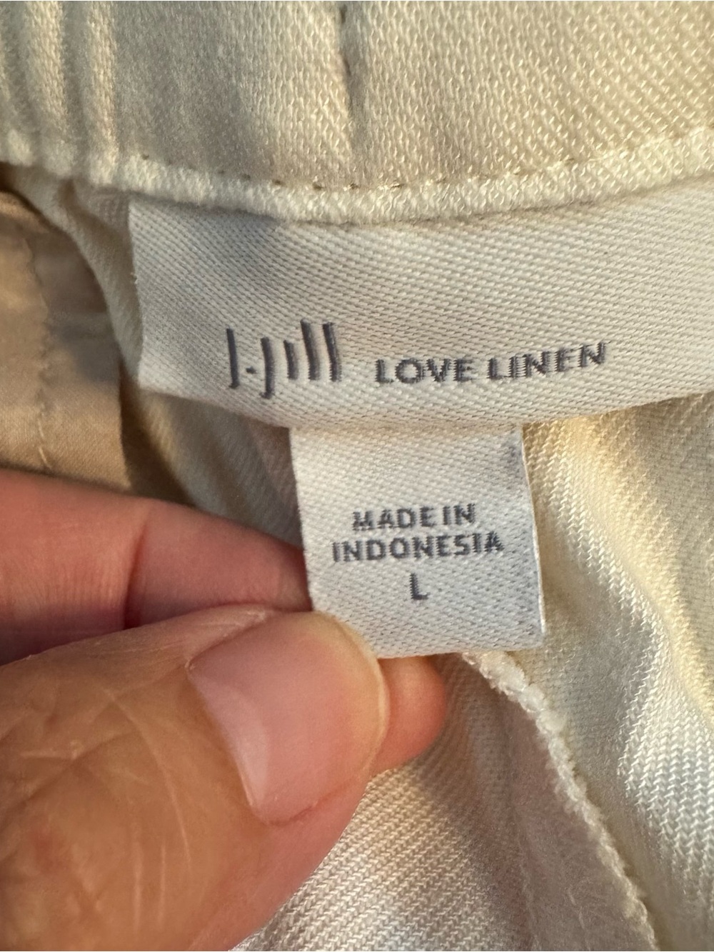 J. Jill Love Linen Blend Ankle Crop Wide Leg Pants - Picture 5 of 8